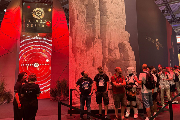 <사진> 게임스컴 2024에 참가한 펄어비스의 '붉은사막'