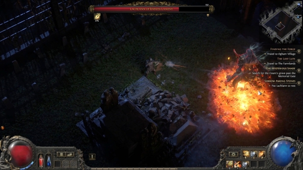 “Fire in a hole!"이라는 외침과 함께 수류탄을 던진다. 'POE 2'의 캐릭터는 대사를 통한 개성부여도 강화된 것 같다