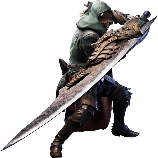 대검을 장착한 헌터