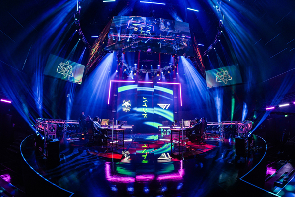 <사진> 상암 e스포츠 경기장에서 진행 중인 발로란트 챔피언스 투어(VCT) 퍼시픽 (제공-라이엇게임즈)