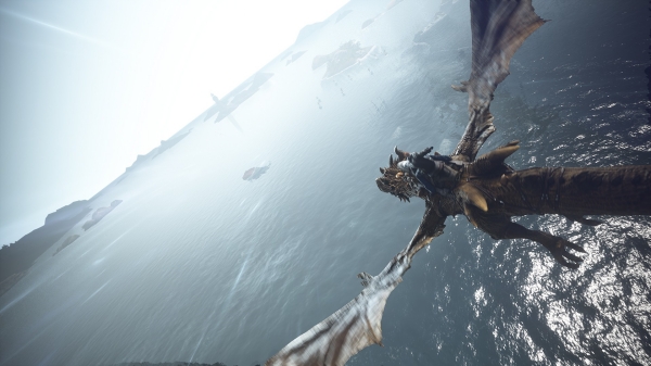 해상에서 HP 소모가 심하지만, 비행이 불가능한 것은 아니다