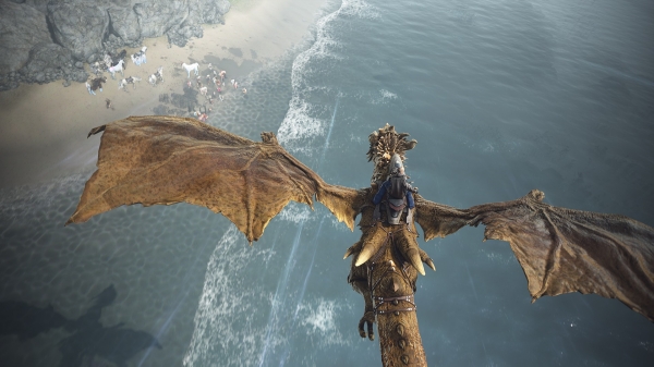 최저 고도가 있기 때문에 내려갈 때는 공중에서 떨어질 수밖에 없는 것이 분위기상 조금 아쉬운 부분이다. 데미지를 받지 않게 되어 있지만, 착륙 모션이 있으면 더욱 만족도가 높아질 것 같다.