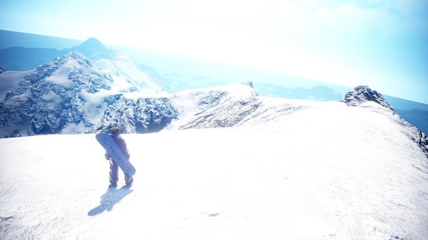 이곳은 '능선을 따라' 좁은 폭을 따라 달릴 수 있는 익스트림 코스다