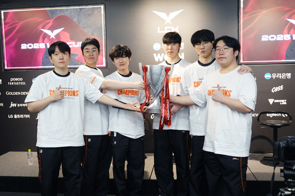 <사진> LCK컵 우승팀 한화생명
