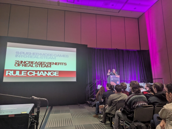 '리얼 스팀'을 획득한 게임이 받는 수익은 더 많아지고, 팔리는 게임은 더 많이 팔릴 수 있도록 다양한 도구를 주거나 이벤트에 참여할 기회가 자주 주어지는 것 같다.