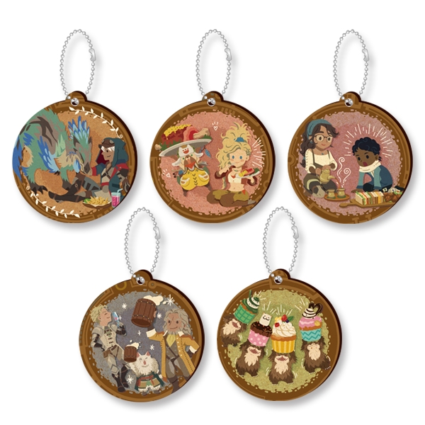 '트레이딩 가족 키홀더'(총 5종, 1개 660엔)