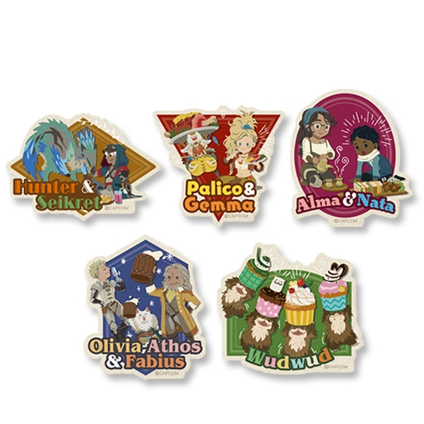 스티커(전 5종, 1개 440엔)