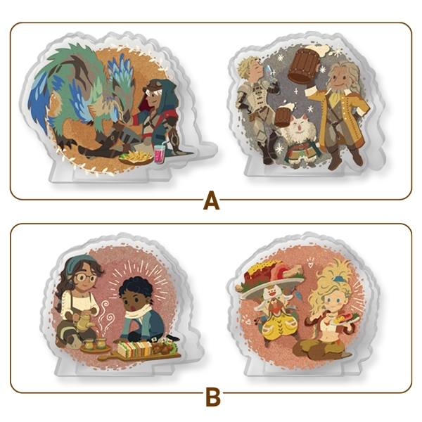 아크릴 클립 스탠드(총 2종, 각 1320엔)