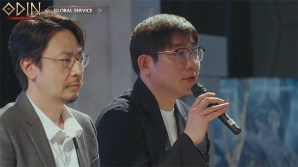 <사진> 카카오게임즈 이시우 CBO, 라이온하트 스튜디오 김남호 CD