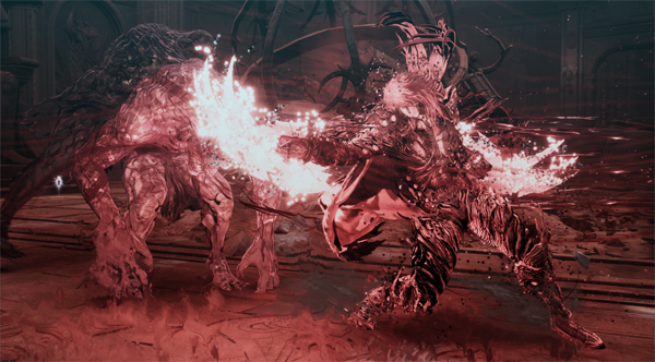 ‘투귀화’ 형태로 변신해 적을 상대하는 모습