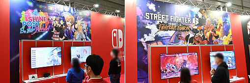 인기 타이틀은 체험대 수도 많다. 안내해 주는 스태프도 많아서 조작법 등에 어려움을 겪는 일은 없을 것 같았다.