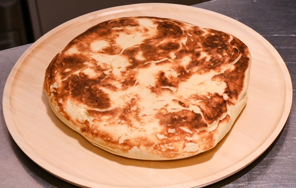 구운 색이 와일즈스럽다! 프라이팬은 무늬가 나오기 쉬워 원작 재현에 적합!