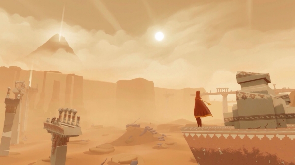 thatgamecompany의 '저니'는 요시다 씨가 가장 인상 깊게 본 인디 게임 중 하나다.