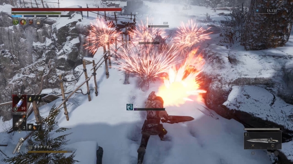 여러 적을 한꺼번에 공격할 수 있어 이동 중에 상당히 든든할 뿐만 아니라, 적 단독 공격에도 강력하다. 강화하면 카운터 대미지가 증가한다