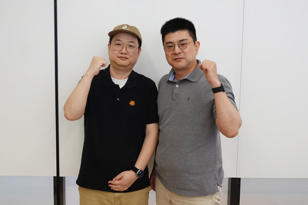 <사진> NHN '다키스트 데이즈' 정중재 게임 사업 실장, 김동선 개발 총괄 PD