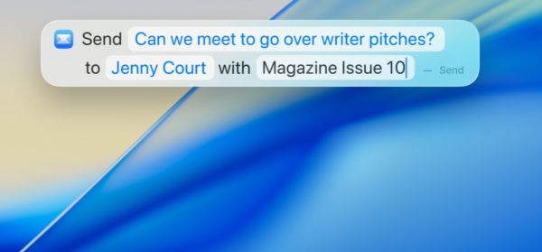 Spotlight를 통해 메시지를 전송할 수도 있다.