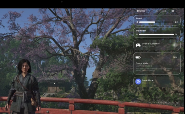 오버레이 표시를 통해 음량이나 화면의 밝기를 조정할 수 있다.