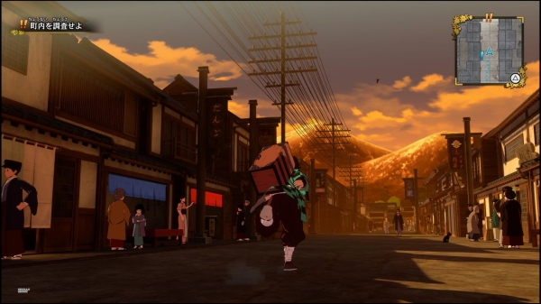 전작 '귀멸의 칼날 히노카미 혈풍담'의 스크린샷