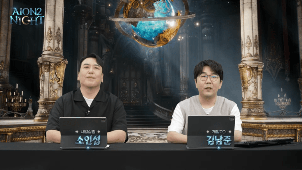 (왼쪽부터)소인섭 사업실장, 김남준 개발 PD