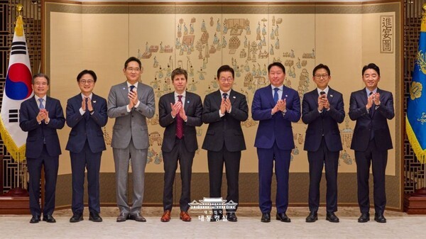 오픈AI 샘알트먼의 대통령실 방문과 한국 기업 미팅 (출처 : 대통령실)