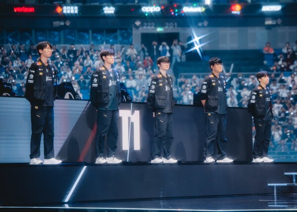 게임뷰 캡처 이미지: T1 4연속 결승 진출 보도