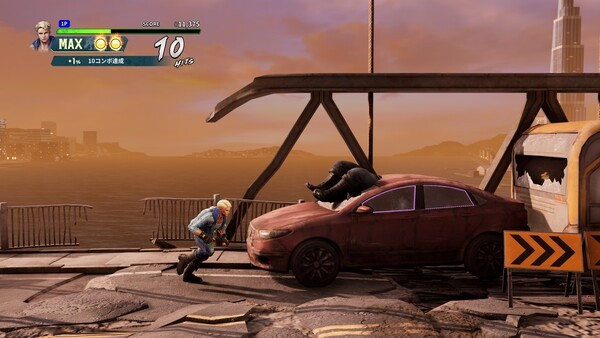 스테이지 곳곳에는 기믹 지형이 있어 적을 내리치면 한 방에 쓰러뜨릴 수 있다. 큰 놈을 위해 기믹 지형을 아껴두는 전략도 효과적이다. 