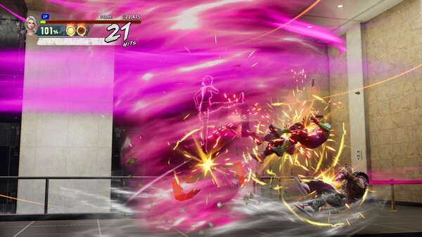 초필살기는 용옥 게이지를 소모하여 사용하는 대기술로, 주변의 적을 휘말리게 한다. 용옥 게이지는 2개밖에 채울 수 없기 때문에 아끼지 않고 사용해도 좋지만, 보스전을 위해 아껴두고 싶은 부분이다.