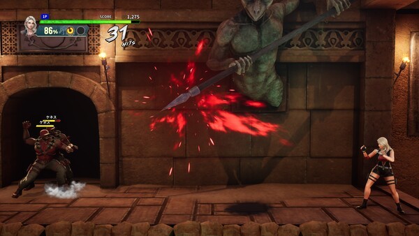 튀어나오는 계단 함정이나 창으로 찌르는 수신상은 초대 더블 드래곤을 오마주한 함정이다.