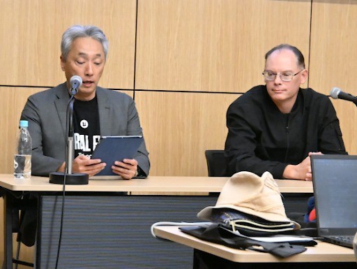 (왼쪽) 에픽게임즈 재팬 카와사키 다카유키 대표, (오른쪽) 에픽게임즈 팀 스위니 CEO