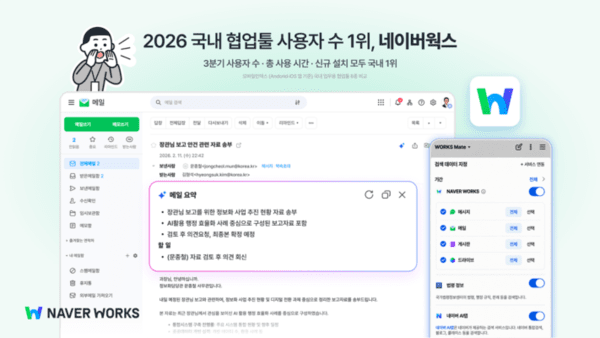 [네이버 종합] 네이버웍스 및 해피빈 소식 외 - 뉴스 썸네일 이미지