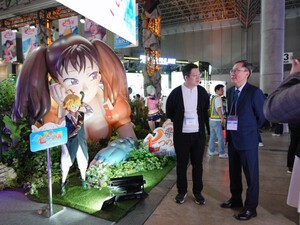 [TGS 현장] 넷마블 부스 찾은 문화체육관광부 김영수 제1차관